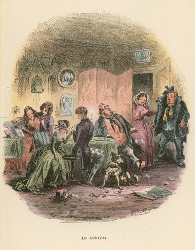 Illustration for Dombey and Son by Hablot Knight Browne